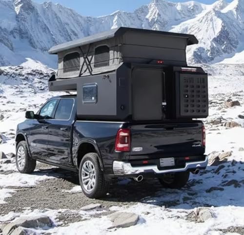 LEER Pop-Up Camper Shell for Truck Bed | Lightweight Expandable Design